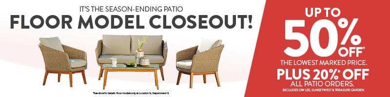 Outdoor Patio Furniture and Accessories